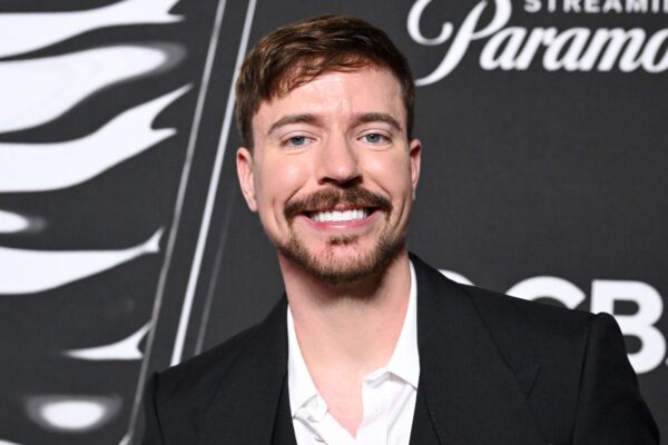 MrBeast at the MTV Video Music Awards 2025 on September 07, 2025 in New York. Credit : Gilbert Flores/Billboard via Getty