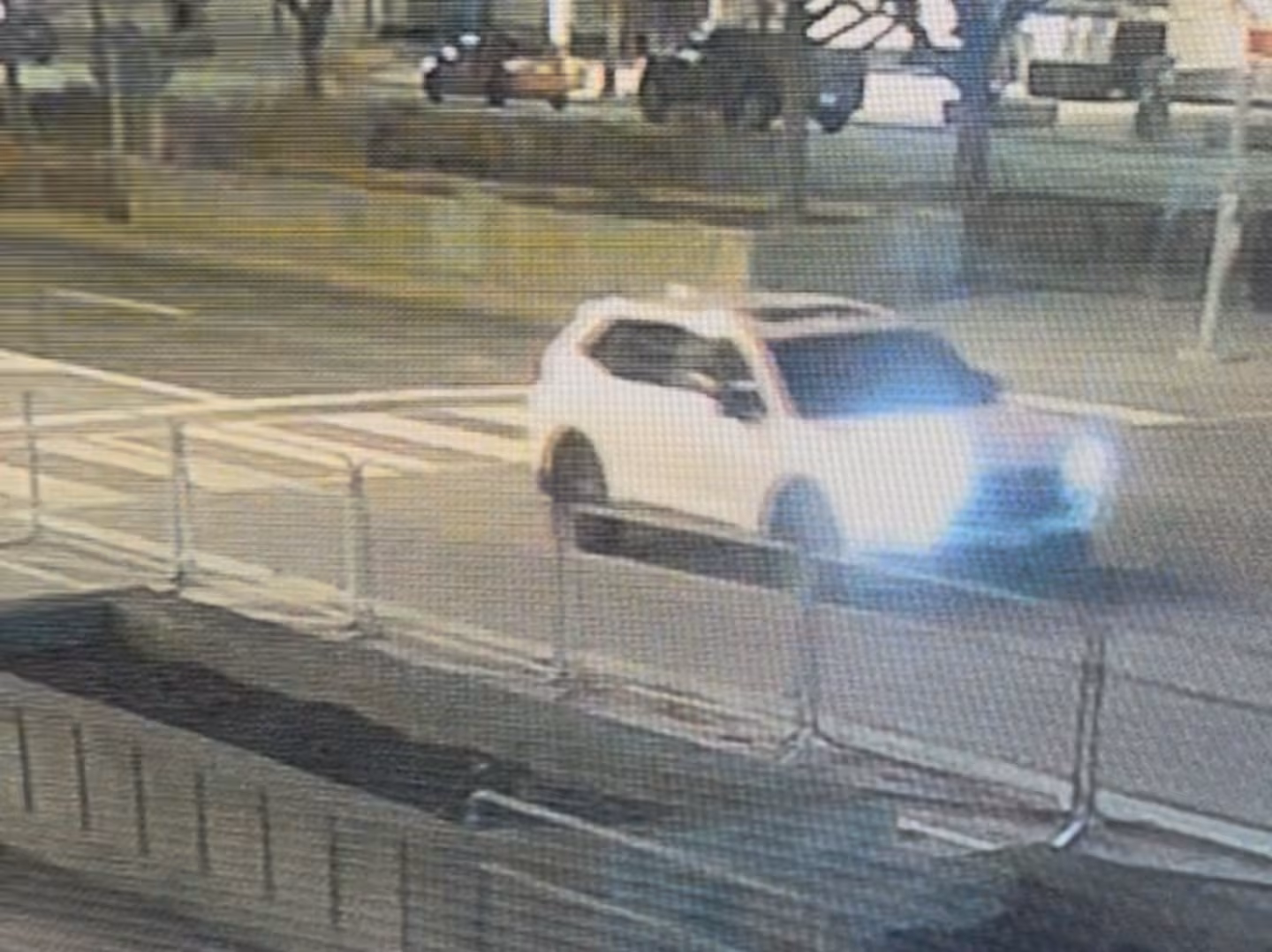 A suspect vehicle wanted in connection with a shooting at the U.S. Consulate in downtown Toronto is shown.
